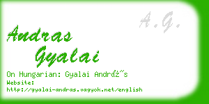 andras gyalai business card